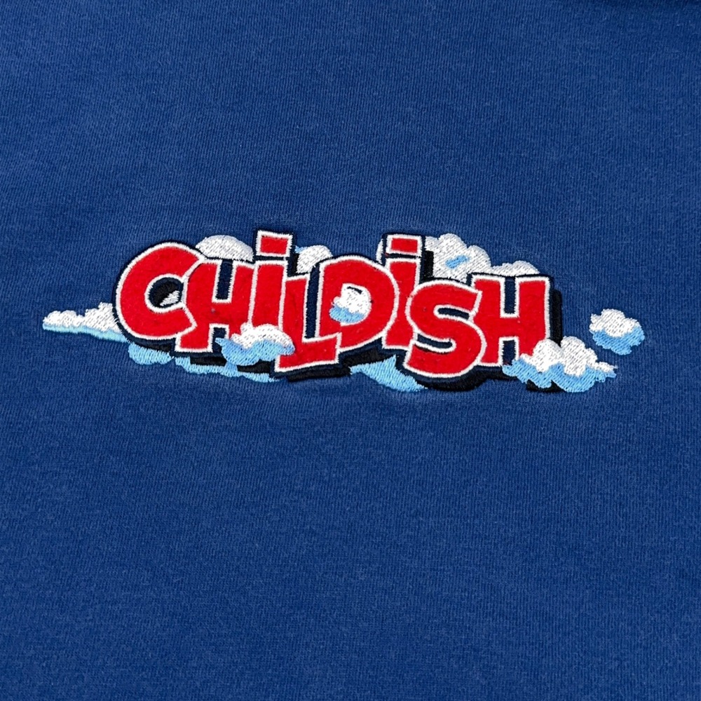 Childish Theme Park Hoodie Men's Medium Boxy Oversized Skate Heavyweight TGFBRO - Picture 3 of 11